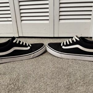 Vans Black and White Women's Sneakers